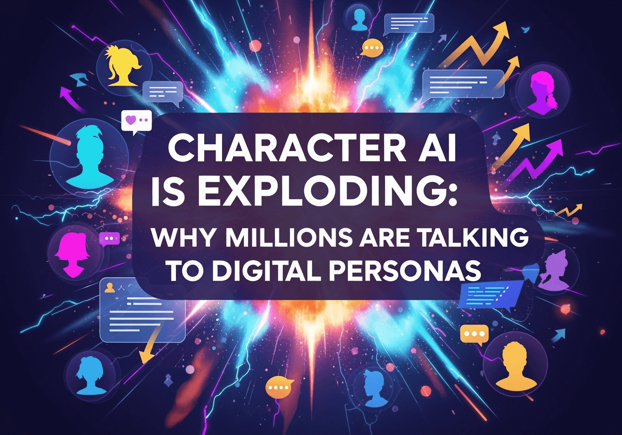 Character AI Is Exploding: Why Millions Are Talking to Digital Personas